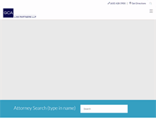 Tablet Screenshot of gcalaw.com